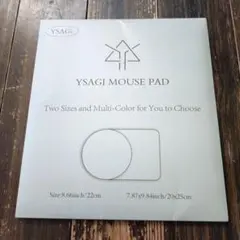 YSAGI マウスパッド 8.66inch/22cm