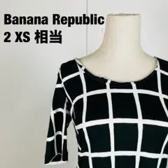 Banana Republic 半袖ひざ丈ワンピース 2 XS