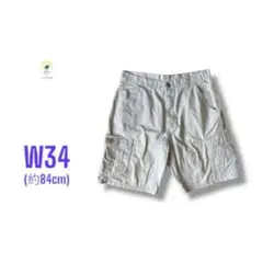 【各種割引】 Wrangler チノ カーゴ 6P ハーフ パンツ W34