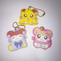 【とっとこハム太郎】ラバーキーホルダー マフラーちゃん ちび丸ちゃん ねてるくん