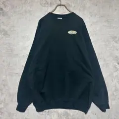 2XL 黒 裏起毛 スウェットトレーナー PIAAロゴ ビックサイズ