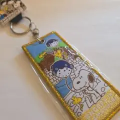スヌーピー　ピーナッツ　刺繍キーホルダー　山口限定