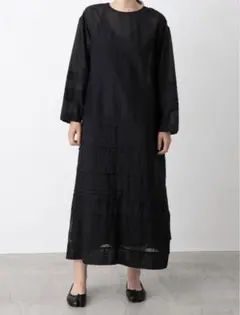 heriter エリテ コットンシルクワンピース