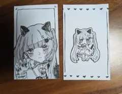 手描き オリジナル アナログイラスト