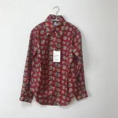 新品タグ付!MADISONBLUE マディソンブルー シルクシャツ XS 花柄