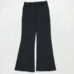 デイジー フレアパンツ ブラック L 大きめ 無地 カジュアル