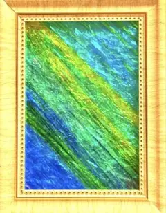春夏金運開運浄化ヒーリングカラーアートステンドグラスガラス絵の具手描き絵画