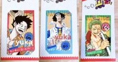『ONE PIECE』ルフィ＆クザン＆ゾロ ジャンプショップ ミニブロマイド特典