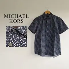 MICHAEL KORS CLASSIC FIT 半袖　レギュラーシャツ　ドット