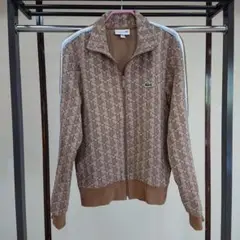 LACOSTE MONOGRAM JACQUARD TRACK JACKET