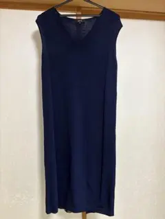 COMME CA ISM ネイビー ノースリーブワンピース 9