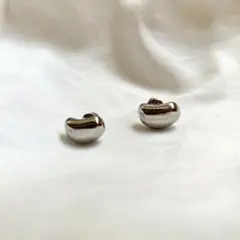 あずきビーンズピアス シルバー