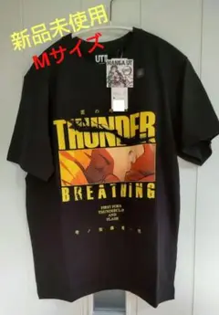 ユニクロ UT　鬼滅の刃　我妻善逸 　Tシャツ　ブラック　Mサイズ