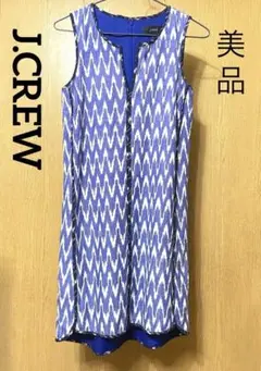 セール☆ 美品 J.CREW コットン100% 切り替えワンピース レディース