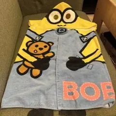 【USJ限定】ミニオン フード付きタオル　ボブ　Bob