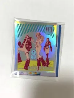 オーロラステッカーコレクション　麦わらストア　原画　ナミ　ニコロビン　ウソップ
