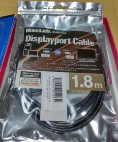 ☆ディスプレイポートケーブル 1.8m☆　displayport端子　新品未使用