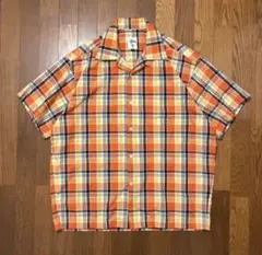 90’s OLD STUSSY “OPEN COLLAR” 半袖シャツ 白タグ