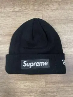 【美品】Supreme New Era Box Logo Beanie ブラック