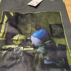 ドラえもん ルーヴル美術館考古学Tシャツ XL グレー新品　未使用タグ付き