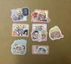まいまいまいごえん　フレークシール　カナタ　ダイヤ　アキ