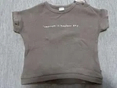 ベージュ Tシャツ 90cm