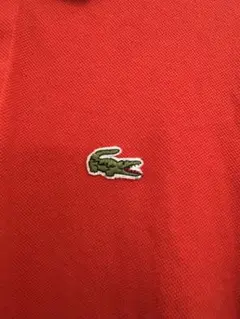 Lacoste 赤 ポロシャツ 半袖