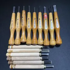 三木章刃物 パワーグリップ　彫刻刀　セット