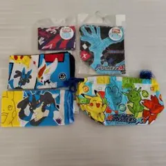 ポケモン ランチクロス3枚　ランチ巾着2枚