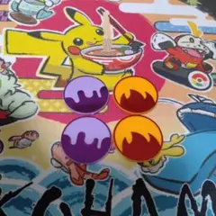 海外産アクリルマーカーどく やけど 2セット ポケモンカード