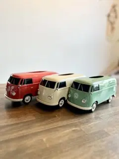 Volkswagenバス ティッシュボックス　グリーン