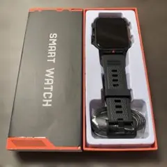 スマートウォッチ ブラック 本体 充電ケーブル付き