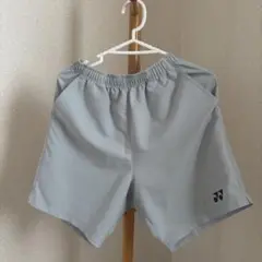 ヨネックス　バドミントン　ハーフパンツ　Sサイズ　アイスグレー　ベリークール