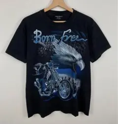 Born To Ride Free Tシャツ ブラック 黒 XL