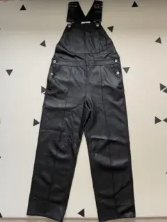 【美品！！！】RayBEAMS フェイクレザーサロペット