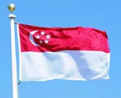 シンガポール 国旗 フラッグ 応援 送料無料 150cm 旗 flag サッカー