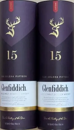 Glenfiddich 15 Year Old 700ml ２本セット