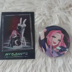 エイリアンステージ ミジ 缶バッジとカードセット売り