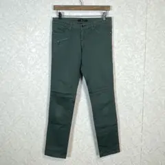 ✨john bull【M】ジョンブル ストレッチ スリムパンツ グリーン メンズ
