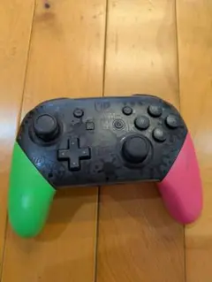 スプラトゥーン風 Nintendo Switch プロコントローラー 訳あり