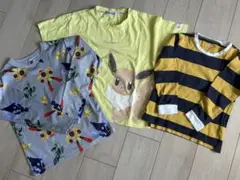 ポケモン ピカチュウイーブイ Tシャツ まとめ売り 140