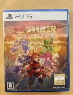 新品未開封 PS5 聖剣伝説 visions of mana コード付き