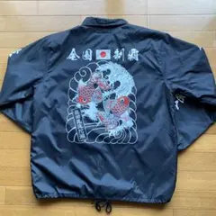 佐田ビルダーズ　コーチジャケット　L 佐田毘流陀頭デメキン Nylon Coach Jacket #Black | CHOPTOP