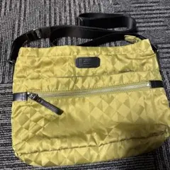 Kanana project イエローナイロンショルダーバッグ