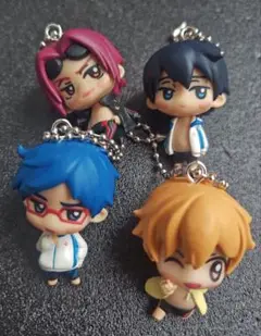 Free! デフォルメマスコット キーホルダー 4種セット ガチャガチャ