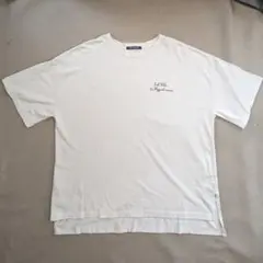 SPRAY PREMIUM クリーム色　プリントTシャツ　size M