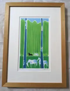 ☆セルジュ・ラシス☆「乗馬風景」新品35ｃｍ角額！ ☆セルジュ・ラシス☆「乗馬風景」新品35cm角額！ - メルカリ