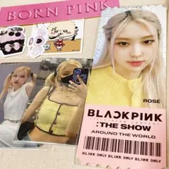 ロゼ the show ブックマーク　しおり　BLACKPINK トレカ　特典