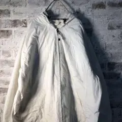 【ヴィンテージ】フード付 ジップアップジャケット 無地 古着usedAS93