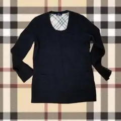 カシミア100% ニット ブラック